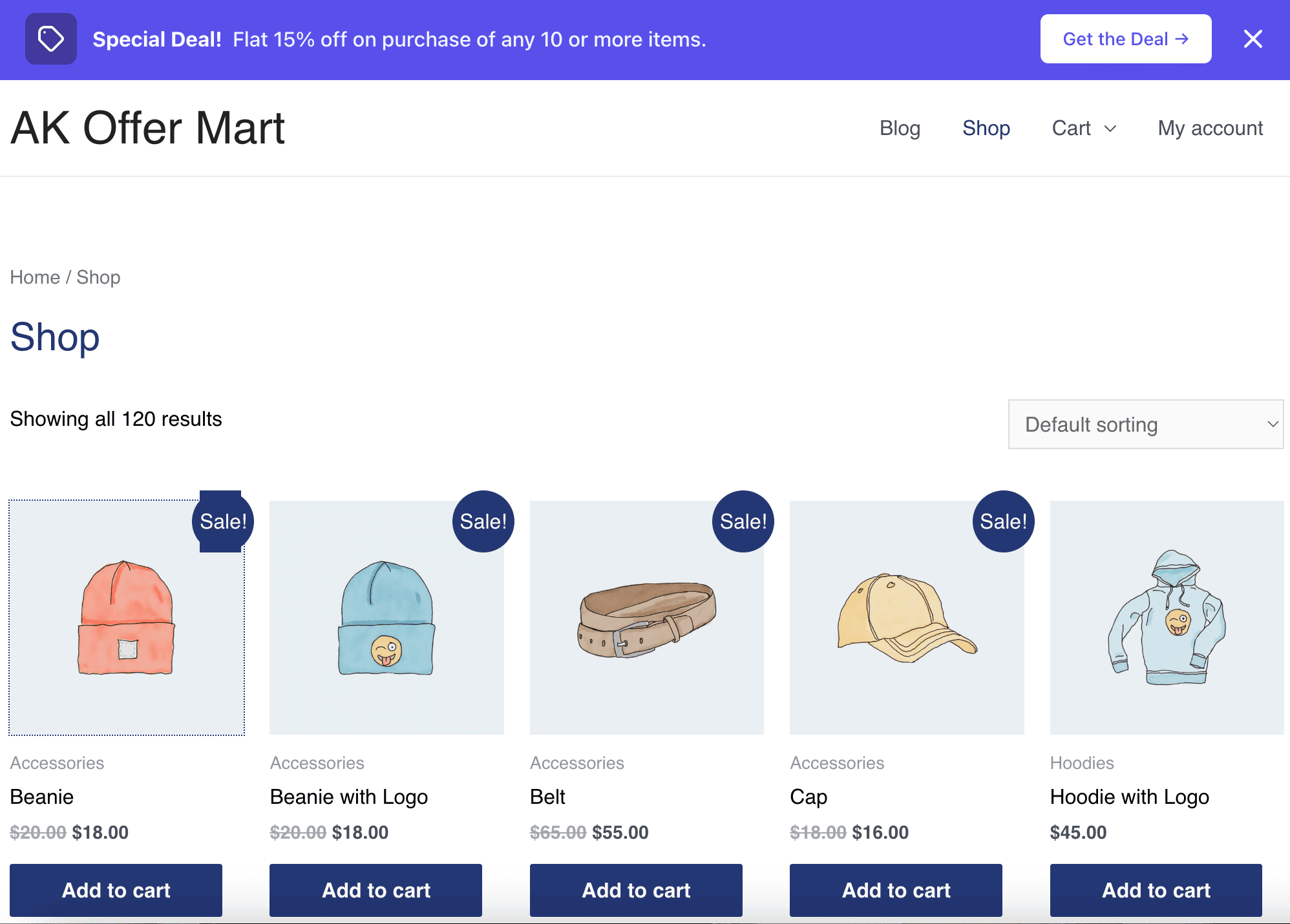 bulk discount offer on website